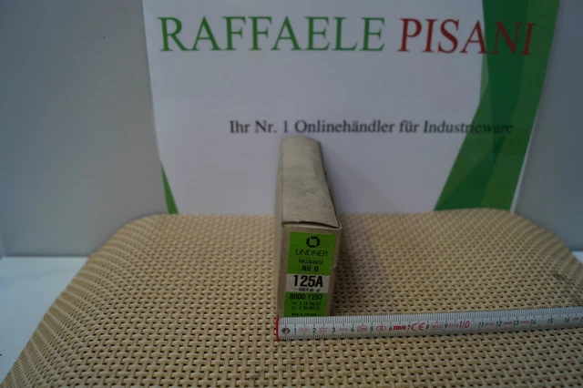 LINDNER 8000.1257 Vollschutz, NH 0, Sicherungseinsatz 125A, ~500V (NEU/OVP)