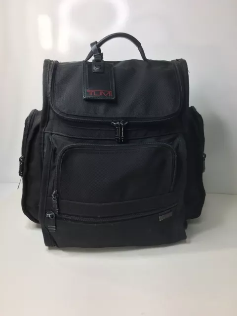 Tumi Alpha Brief Laptop/Backpack in Black Ballistic Nylon  2641D4