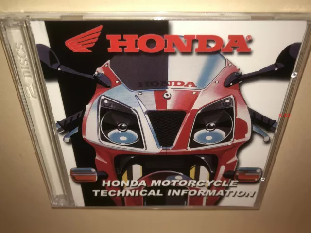 vintage HONDA CD-ROM Motorcycle Technical Information  for collectors cd rom