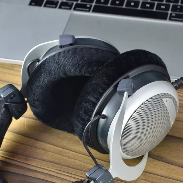 2 x Ersatz Ohrpolster für Beyerdynamic DT770 Pro DT880 Pro DT990 Pro Kopfhörer 2