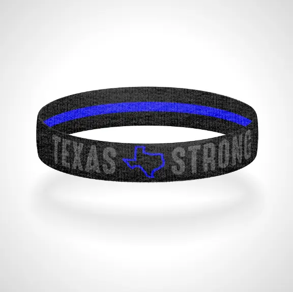 Pick Your State - Reversible Blackout Thin Blue Line Bracelet Wristband