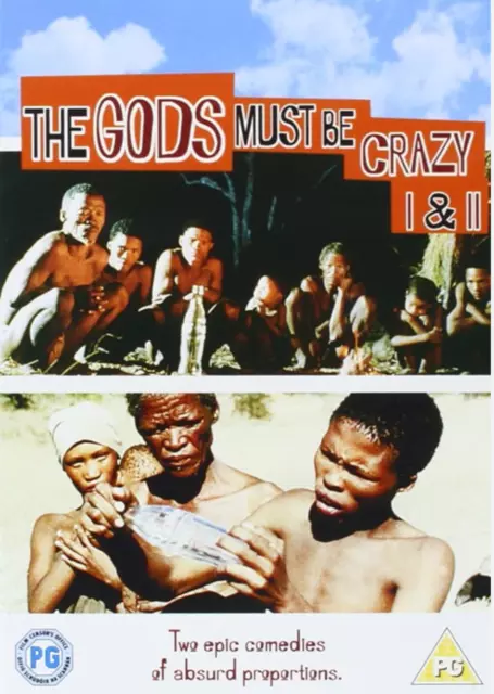 The Gods Must Be Crazy 1 and 2 (DVD, 2012) Brand New / Sealed - All Region