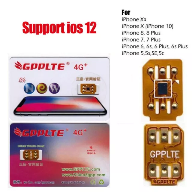 Nano Cellphone LTE Phone Accessories Sim Chip GPPLTE4G+ Pro2 Unlocking Card
