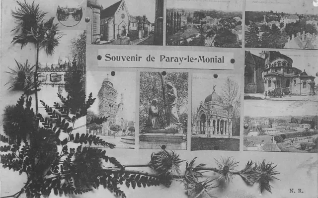 71 Souvenir De Paray-Le-Monial Multivues