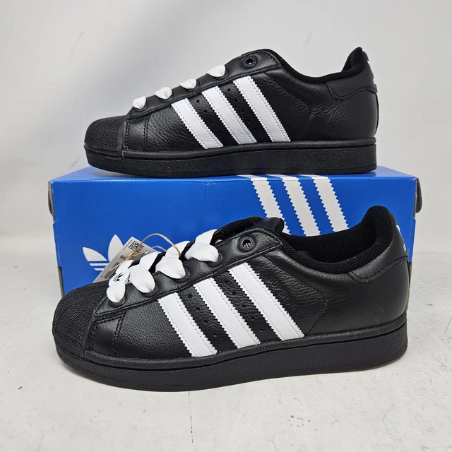 ADIDAS SUPERSTAR II 'Black White' Classic Shell Toe Shoes / JI3538 / Men's  6.5 $69.97 - PicClick