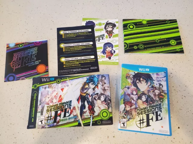 Tokyo Mirage Sessions #fe Special Edition Nintendo Wii U Game Complete