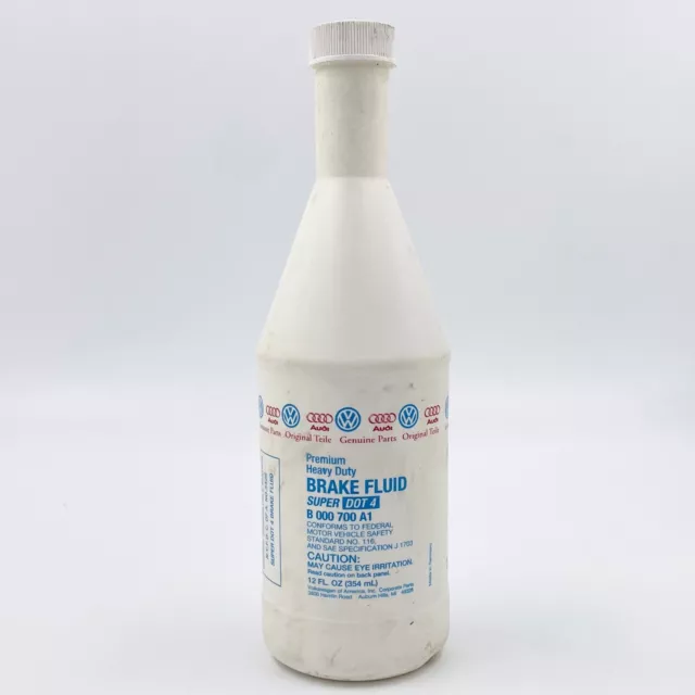 Genuine VAG B 000 700 A1 Super DOT 4 Premium Brake Fluid 12oz Volkswagen Audi