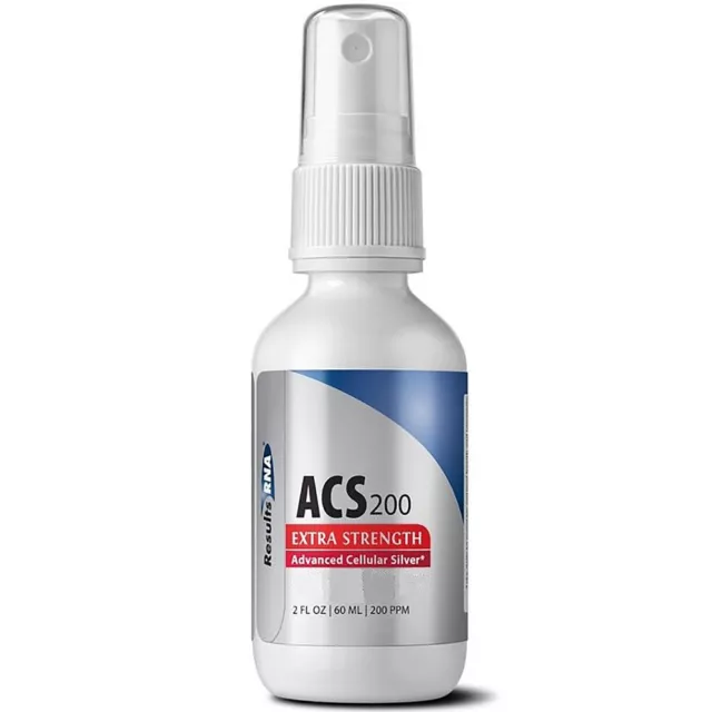 Advanced Cellular Silver (ACS) 200 - Extra Strength - 2 fl oz - Results RNA