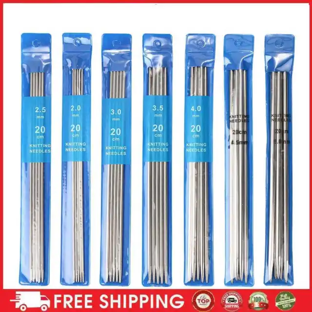 35pcs Crochet Hook Double Pointed Weave Needles Handmade Art Crafts Sewing Tools