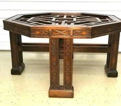 DREXEL Heritage Signed Rare Chinoiserie Low Table 30X30X16