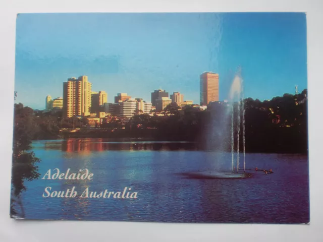Adelaide River Torrens South Australia Vintage 1970's Postcard