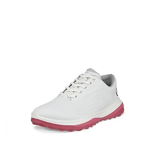 Ecco LT1 Femmes Golf Chaussures Blanc/Bubblegum