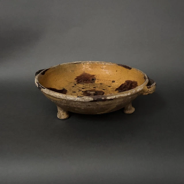 COUPE À FAISSELLE en terre cuite vernissée XIXe M3939 EUR 200,00 ...