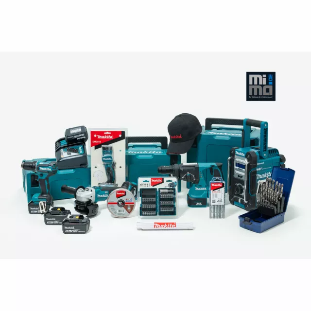 Makita Akku-Handwerker Set 18 V - 16-teilig | HW-SET1