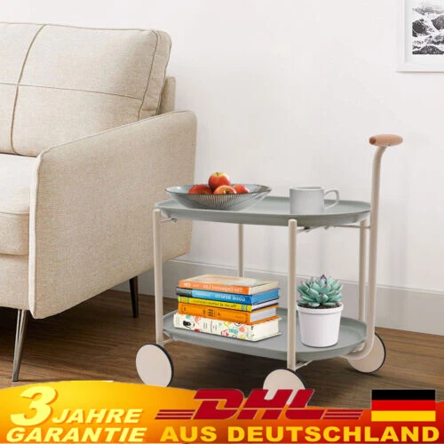 VIC Faltbarer Strandwagen – Tragkraft 180 Kg, 4 All-Terrain-Räder & Seitentasche – Ideal Für Camping, Garten & Sport
