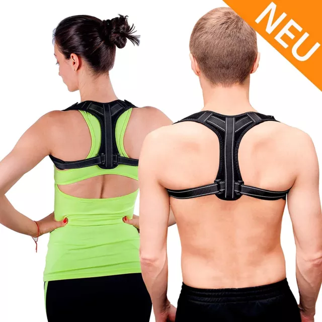 Rückenhalter Geradehalter Sport Rückenbandage Haltungskorrektur Stabilisator S-L