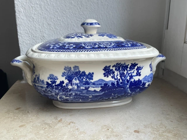 Villeroy & Boch Rusticana Azul Sopera Ragout Sopera Cuenco con Tapa Top