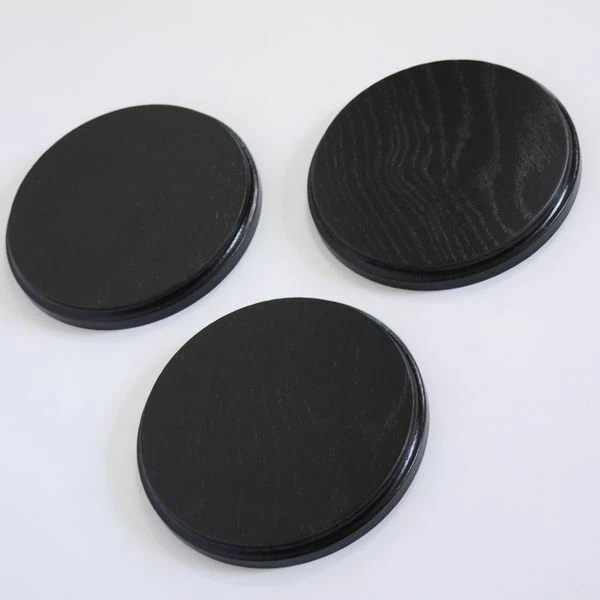 3 Pieza Keilerschilder Tablero Keiler Gewaffbrett Placa Redondo Oscuro Af 15 CM 2