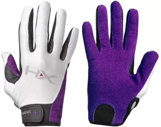 Harbinger HumanX Women's X3 Competition Glove, Medium, Purple/White