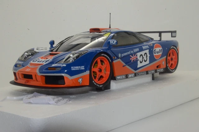 RARE ! MCLAREN F1 GTR Gulf Racing 24H Le Mans 1996 Minichamps 530133633 ...