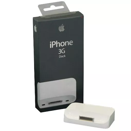 Originale Apple Mb484g/A IPHONE 3,3GS Docking Station Stazione di Ricarica Nuovo