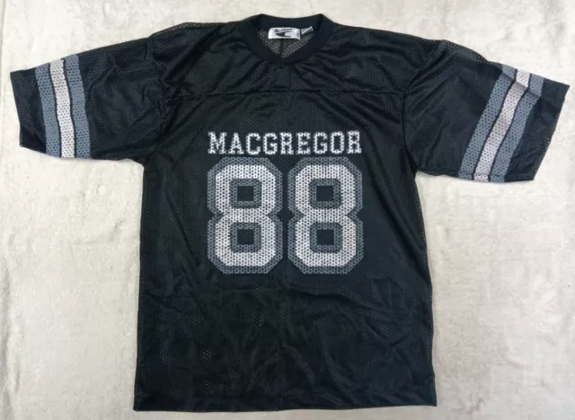 Macgregor Large Mesh Football Jersey # 88 Large 80's NWOT Black Vintage