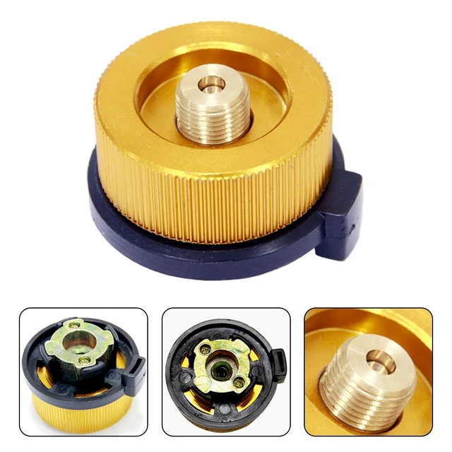 1 adaptateur de réchaud de camping, adaptateur propane vers butane pour petit réservoir d'entrée EN417 Lindal pour camping randonnée 1 adaptateur de réchaud de camping, adaptateur propane vers butane pour petit réservoir d'entrée EN417 Lindal pour camping randonnée