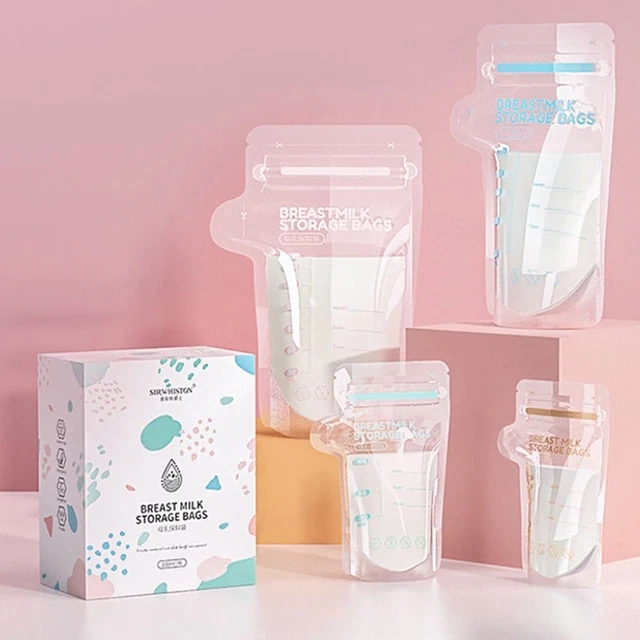 Contenedor de leche materna bolsa de almacenamiento de leche materna cosas para bebés bolsa congelador de leche