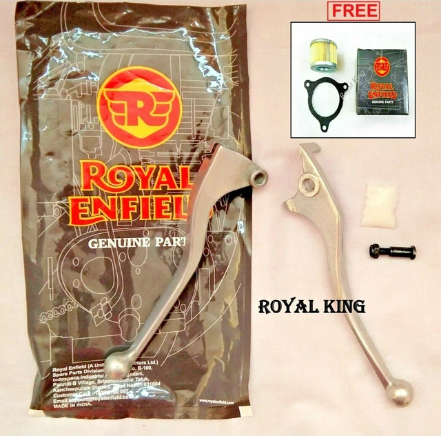 ROYAL ENFIELD HIMALAYAN "Clutch & Brake Lever" Kit Argent FILTRE A