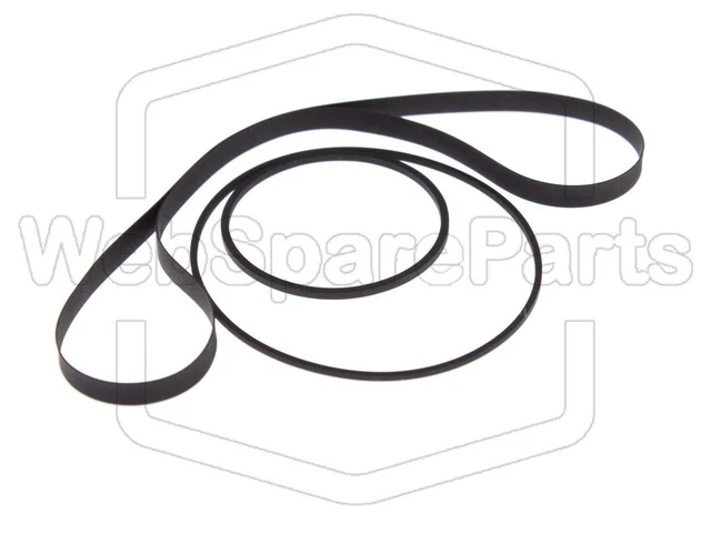 Set De 2 Courroies Platine Cassette RS-CH7 Pour Technics - Qualité Supérieure Européenne