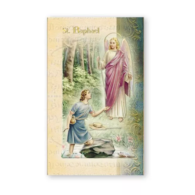 St. Saint Raphael - Biography, prayer, Feast Day, etc Folder Card