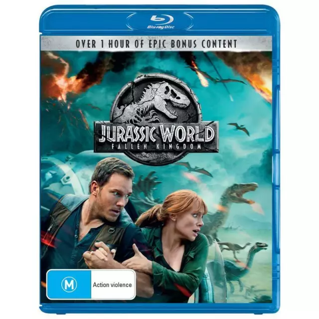 JURASSIC WORLD: Fallen Kingdom Blu-ray (Region B) - Chris Pratt, Jeff Goldblum