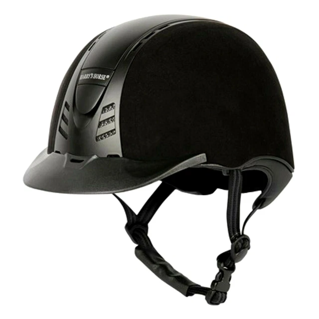 Reiter Helm Reithelm Sicherheitsreithelm C.A.P.verstellbar L:57-59cm Schwarz NEU