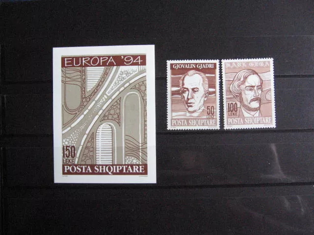 AM8, CEPT-Europa, Block+Satz,  ALBANIEN, 1994, Postfrisch/MNH/**