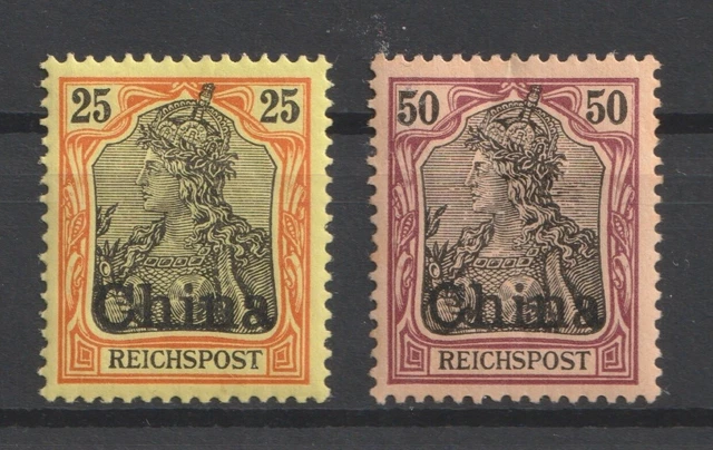 Dt.Post China Mi.Nr. 19*+ 22*ungebraucht mit Falz 30,00 Euro.