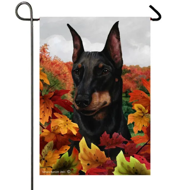 Fall Garden Flag (TB) - Manchester Terrier 132491