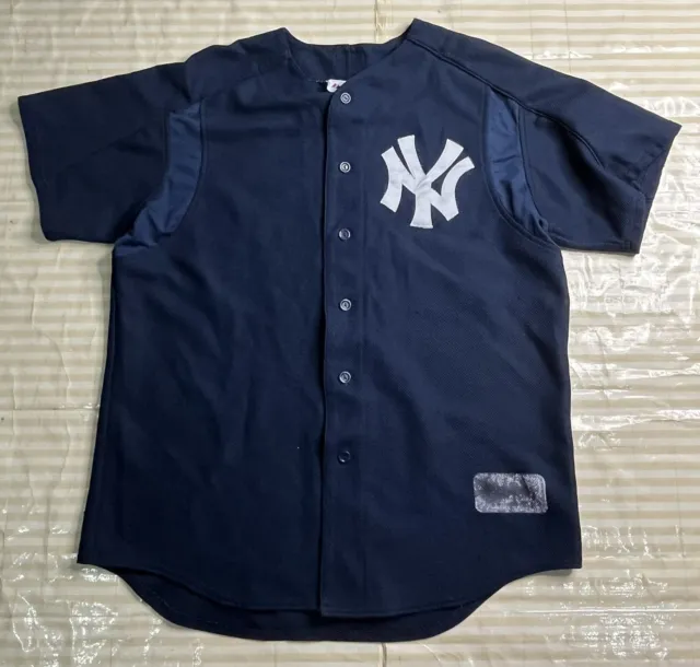 NY Yankees 1990s Majestic baseball made in USA stitched jersey vintage Mens XL