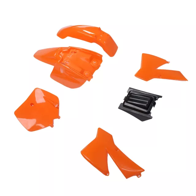 Neu Motorrad Verkleidungssatz Orange Vorderradkotflügel Spritzschutz Kit Für LIF