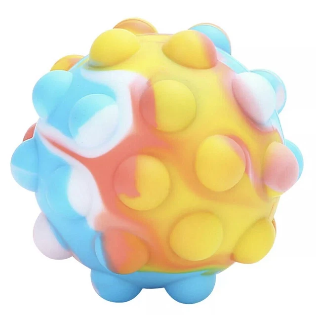 POPIT FIDGET TOY Ball Push Bubble Sensory Stress Reliever Kid Family