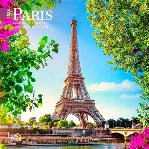 PARIS 2024 MINI 7x7 English French (Calendar) 10.30 PicClick