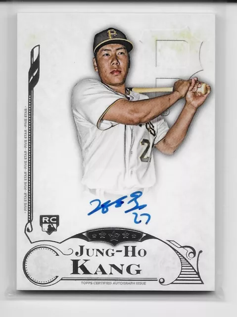 2015 15 Topps Fivestar Jung-Ho Kang Rookie Rc Auto Signature Pirates