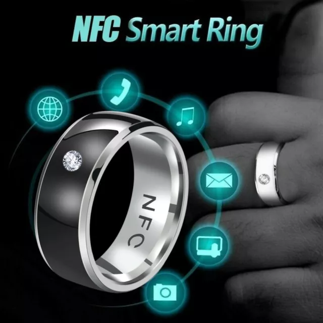 Multifonctionnel Bague NFC Connexion portable Intelligent Intelligent