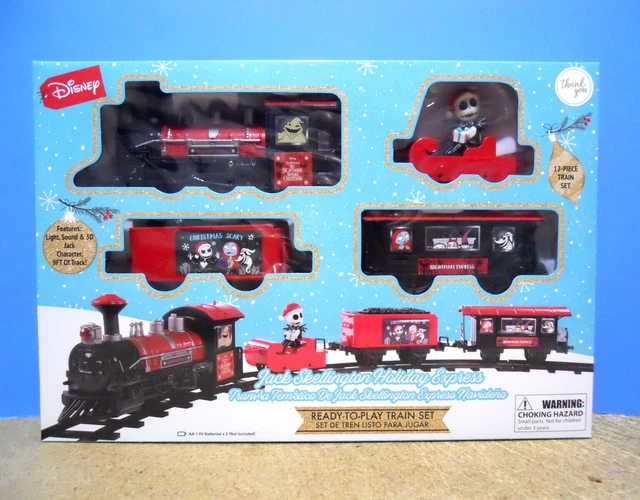 DISNEY THE NIGHTMARE Before Christmas Holiday Express Train Set Jack