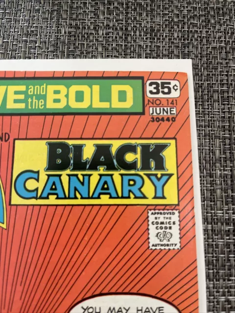 Brave and the Bold #141 Jun 1978 DC Comics Batman & Black Canary / Joker ZCO3 3