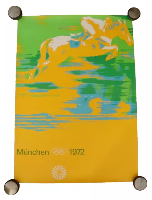 DIN A0 POSTER  gerollt  Reiten  OLYMPISCHE SPIELE 1972  MÜNCHEN Otl Aicher