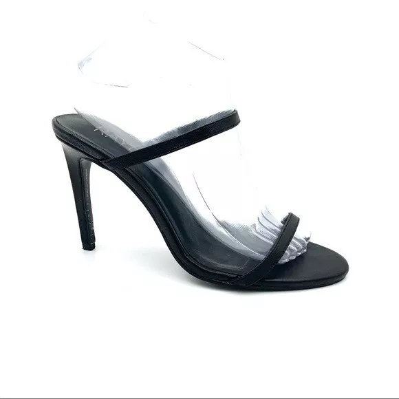 Raye x Revolve Minimalist Leather Nina Heel in Black Women's US Size 8.5
