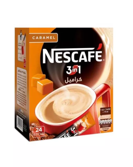 6 Box Nescafe 3 In 1 Original Mix Instant Coffee 144 Sticks x18 g