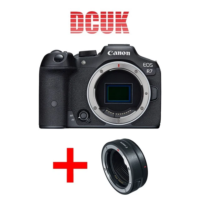 CANON EOS R7 Mirrorless Camera + Canon Lens Mount Adapter EFEOS RF