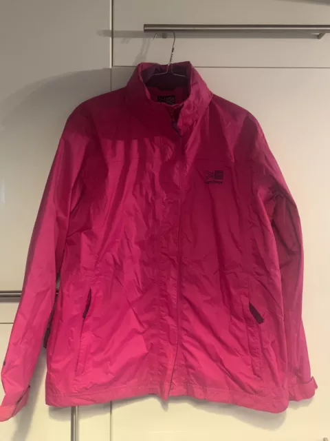 Pink Karrimor Girls UK Age 13 Waterproof Jacket