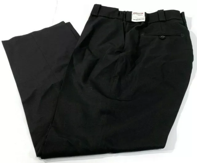 NEW 14x33 ELBECO WOMENS POLYESTER 4-Pocket PANTS E9320LC BLACK 14 x 33 UNHEMMED